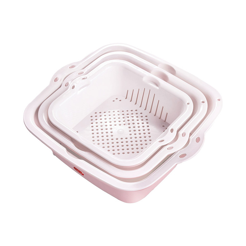 ست کاسه و آبکش مانیا مدل 108020 بسته 3 عددی ست کاسه و آبکش مانیا مدل 108020 بسته 3 عددی