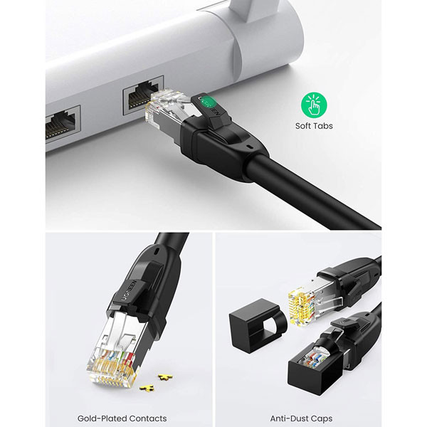 کابل شبکه CAT8 یوگرین مدل NW121-70327