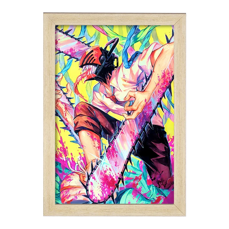 تابلو خندالو مدل دنجی انیمه مرد اره ای Chainsaw Man  کد 17886