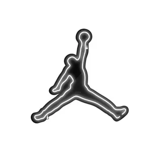چراغ دیواری نئون دیزاین طرح Jordan-BL_WHT