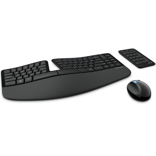 نکته خرید - قیمت روز کیبورد و ماوس بی‌سیم مایکروسافت مدل Sculpt Ergonomic Desktop خرید