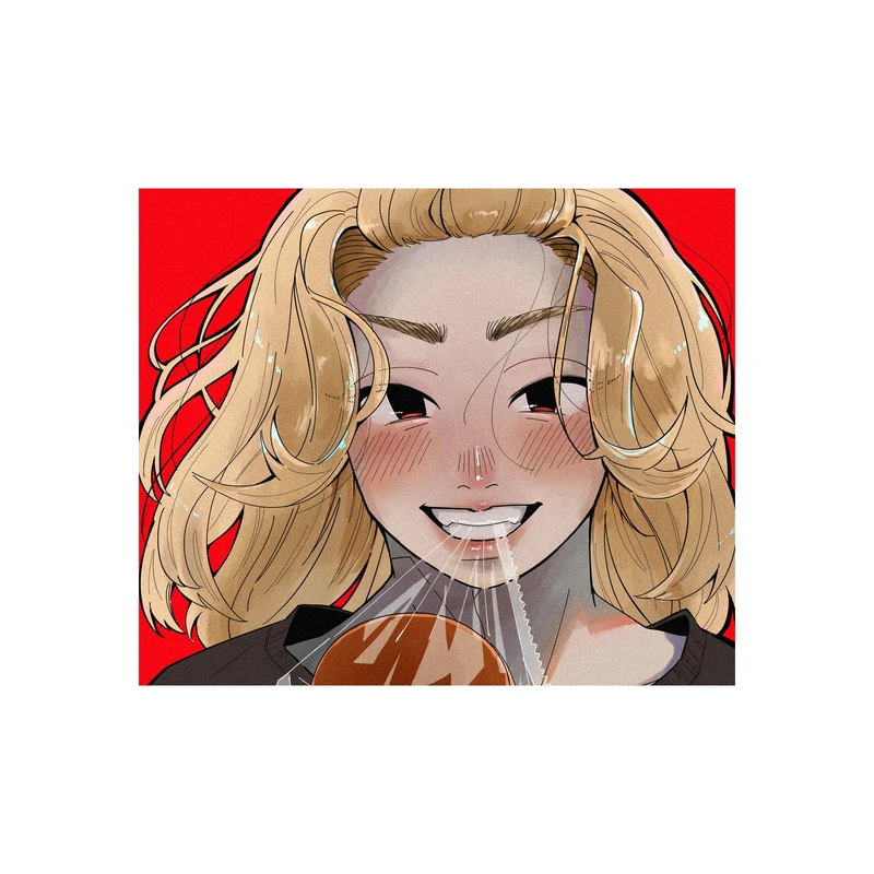 استیکر لپ تاپ و موبایل مدل انیمه طرح توکیو ریونجرز مانجیرو سانو مایکی Tokyo Revengers Manjiro Sano Mikey کد 3411