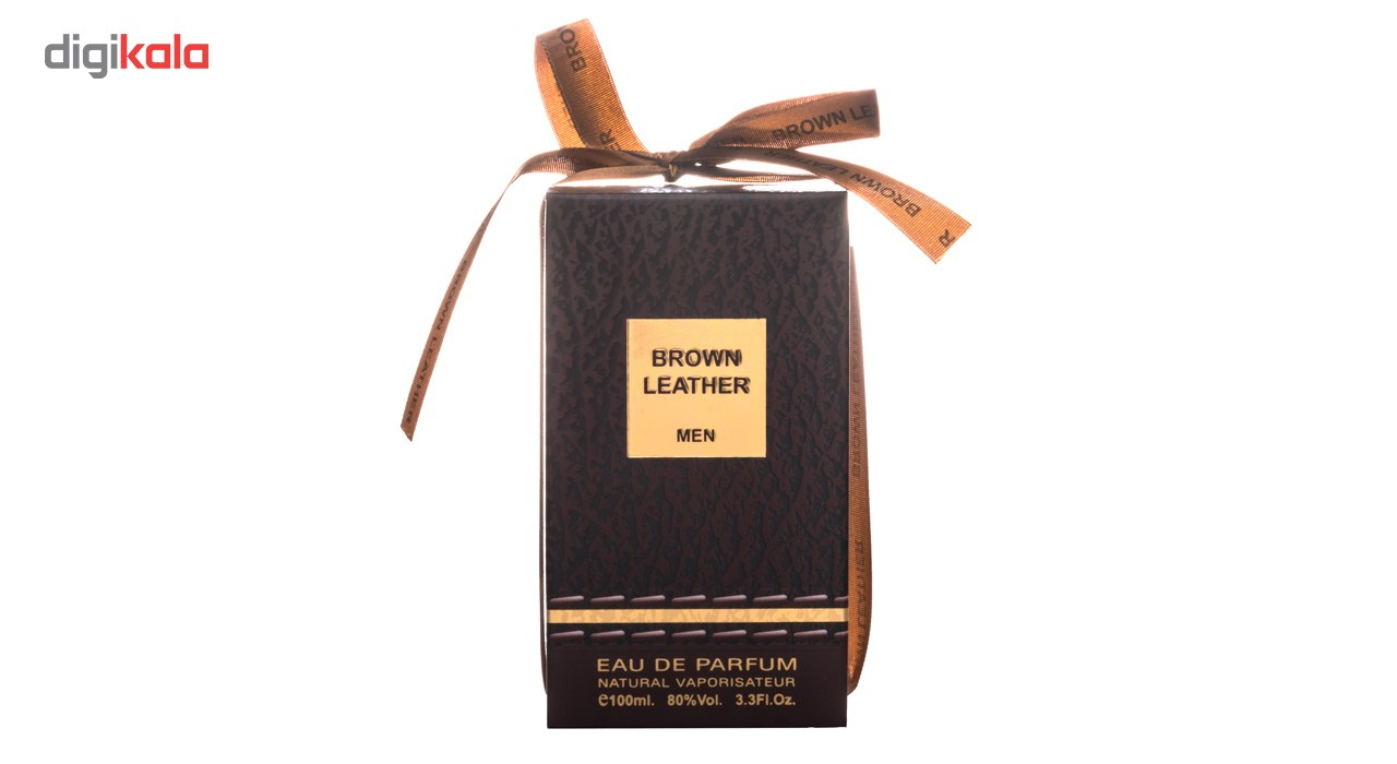 ادو پرفیوم مردانه فراگرنس ورد مدل Brown Leather حجم 100 میلی لیتر
