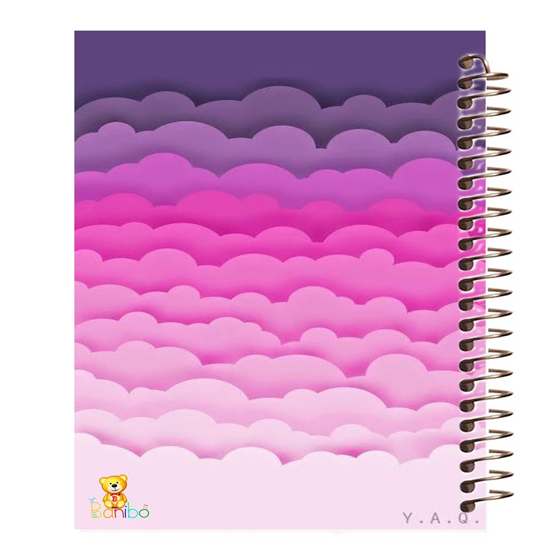 دفتر مشق 100 برگ بانیبو طرح رنگی کد 781