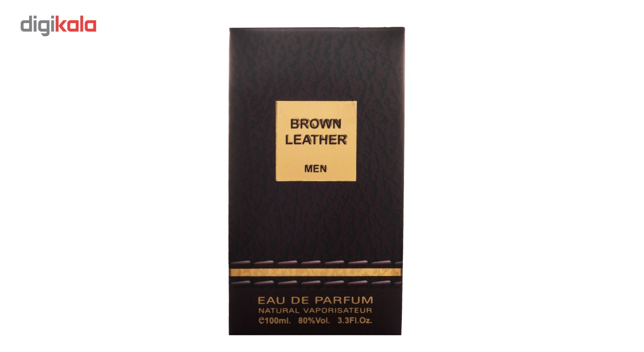 ادو پرفیوم مردانه فراگرنس ورد مدل Brown Leather حجم 100 میلی لیتر