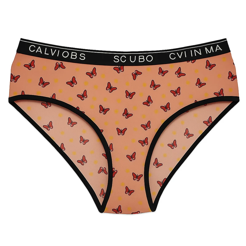 شورت زنانه ماییلدا طرح پروانه کد 5555 