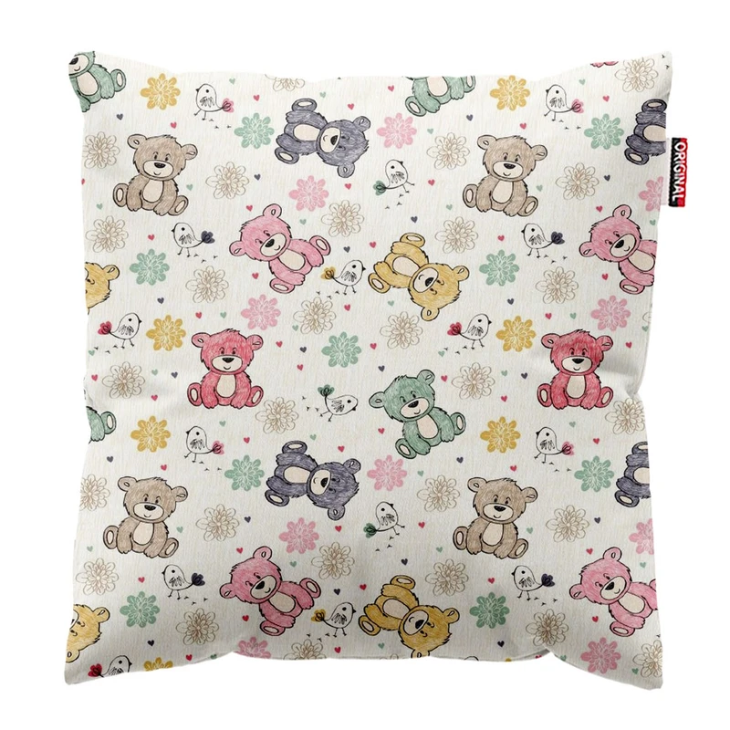 کوسن پاد آفرین طرح کارتونی بچگانه کد 2857 سایز 30*30 سانتی متر