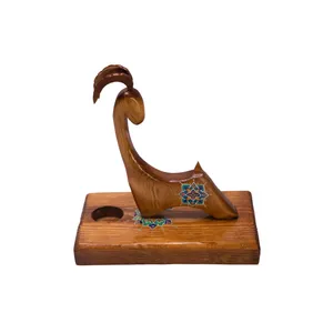 جاشمعی چوبی هونرین مدل بز باستانی کد 915
