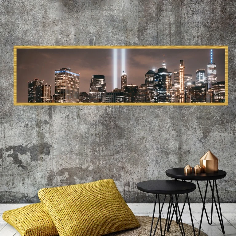 تابلو بکلیت طرح منظره شهری در شب مدل کشیده T-7420