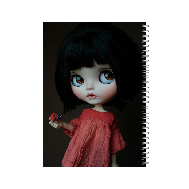 دفتر مشق 50 برگ بامبیلیپ طرح دختر و کفش دوزک کد 6953534