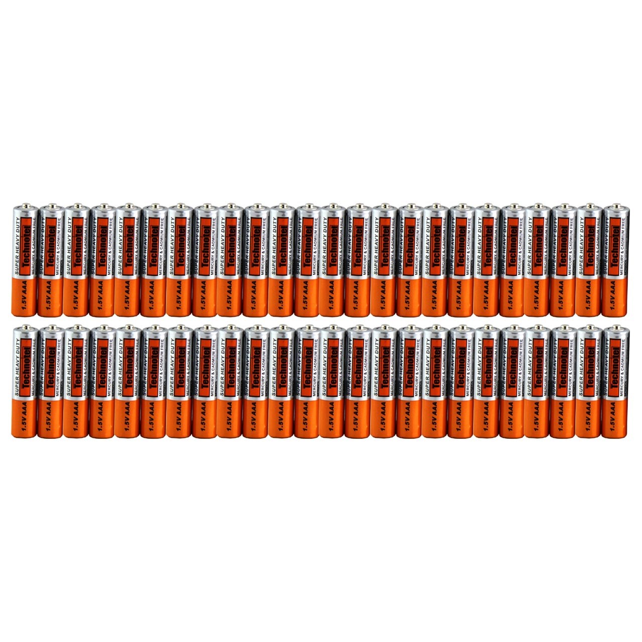 باتری نیم قلمی تکنوتل مدل 03 بسته 48 عددی