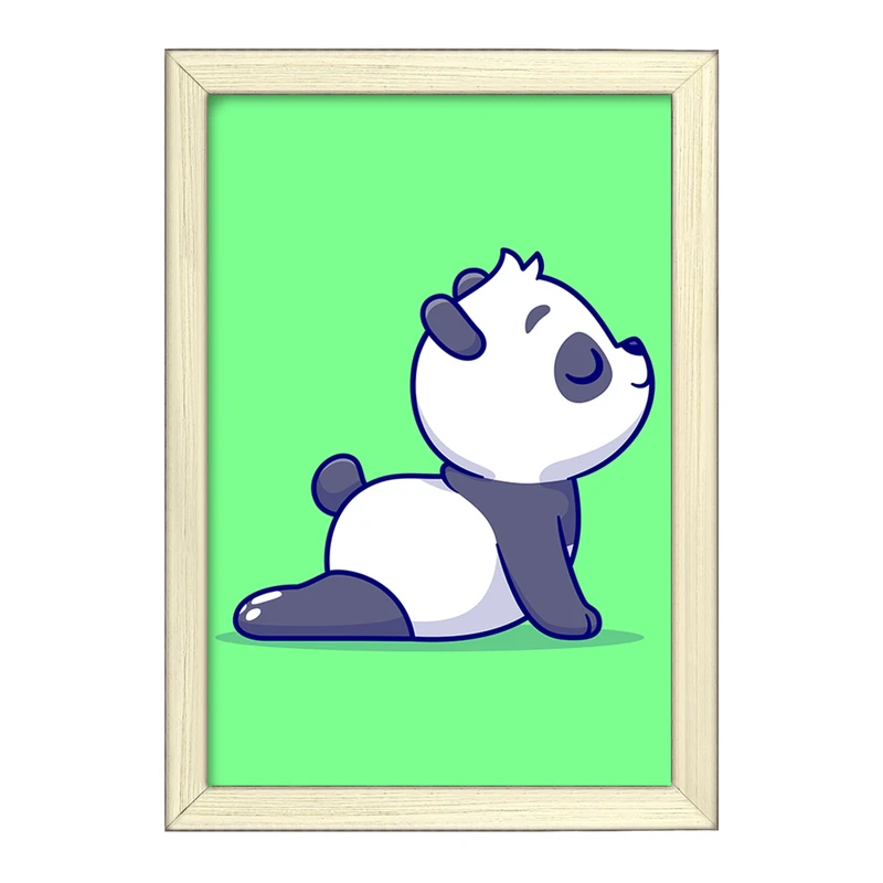 تابلو خندالو طرح حیوانات بامزه پاندا کد 29439