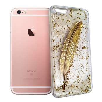 کاور دراپ گلو مدل gold foil مناسب برای گوشی آیفون 6