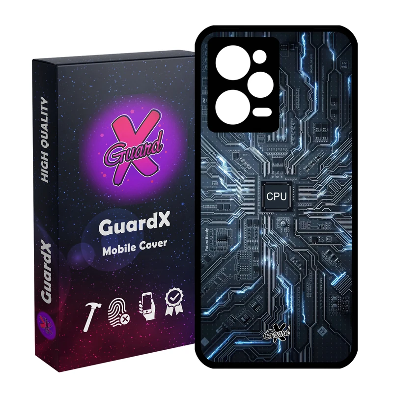 کاور گارد ایکس طرح CPU مدل Glass10504 مناسب برای گوشی موبایل شیائومی Redmi Note 12 Pro 5G/Poco X5 Pro 5G/Note 12 Pro Pro speed