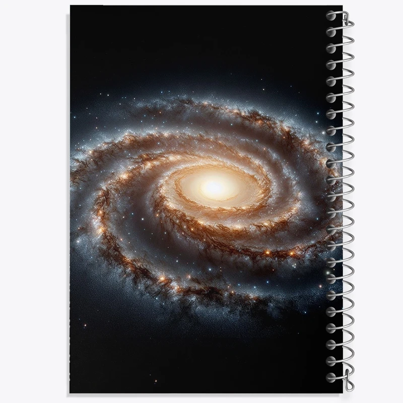 دفتر شطرنجی 50 برگ خندالو مدل کهکشان کد F248