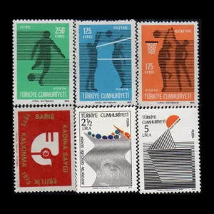 تمبر یادگاری مدل خارجی مجموعه 6 عددی 