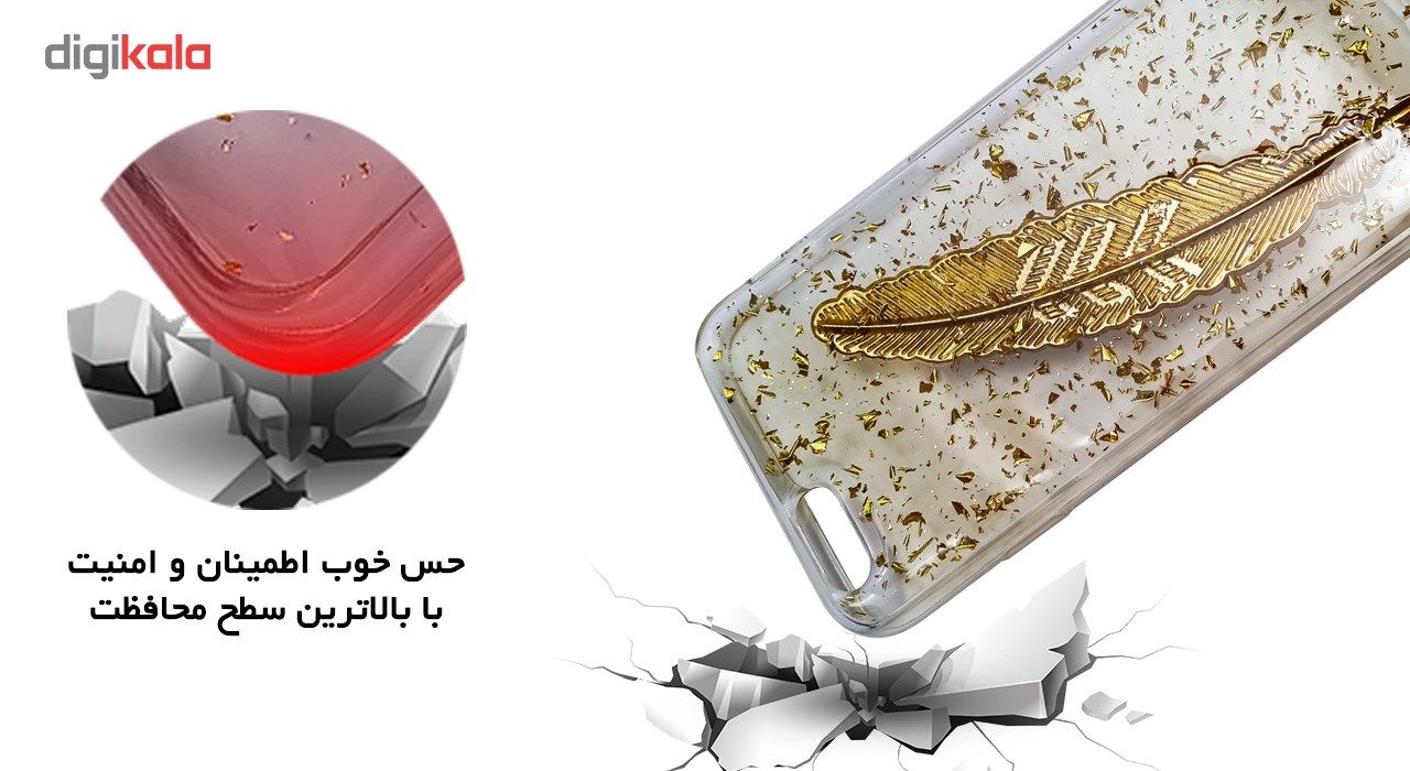 کاور دراپ گلو مدل gold foil مناسب برای گوشی آیفون 6 main 1 3
