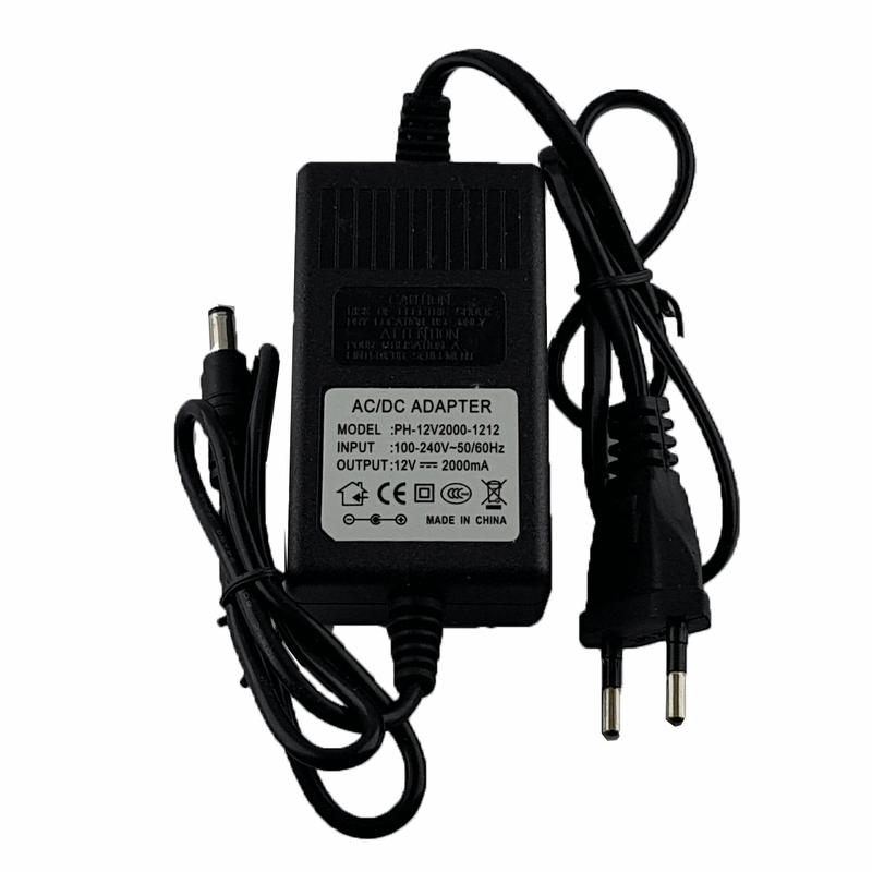 منبع تغذیه 12 ولت 2 آمپر مدل PH-12V2000-1212