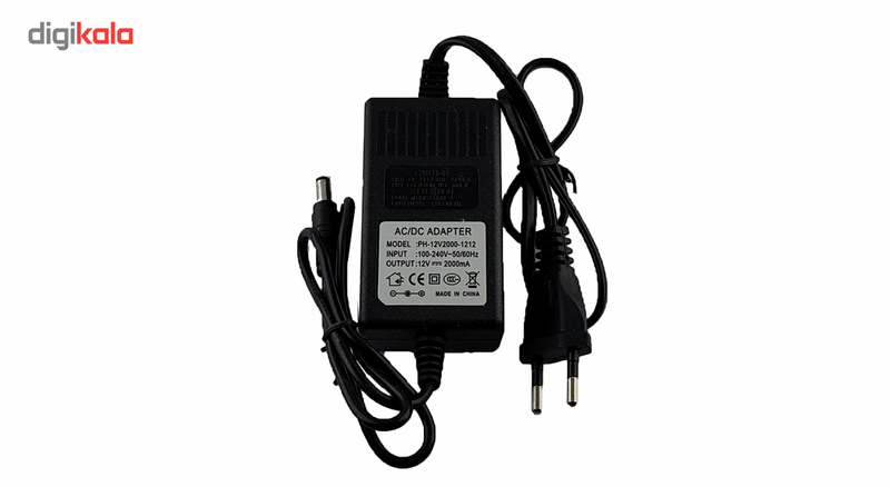 منبع تغذیه 12 ولت 2 آمپر مدل PH-12V2000-1212