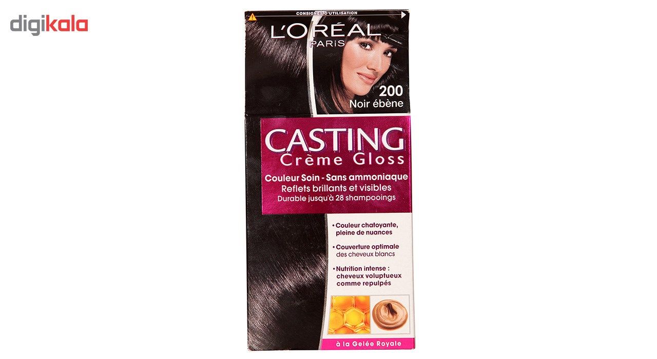 کیت رنگ مو لورآل شماره Casting Creme Gloss 200 -  - 3