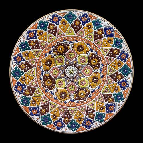 بشقاب میناکاری کد31