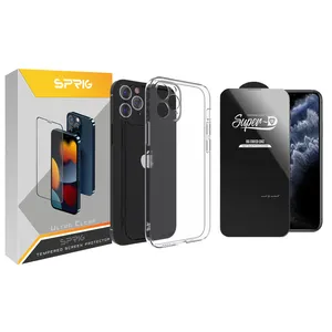 Sprig SuperD-Cl model cover suitable for Apple iPhone 12 Pro with screen protector