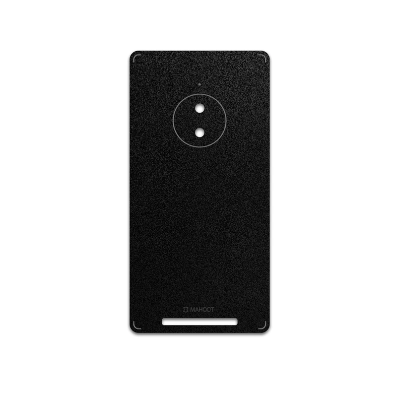 برچسب پوششی ماهوت مدل Black-Suede مناسب برای گوشی موبایل نوکیا Lumia 830