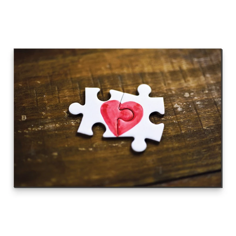 تابلو شاسی گالری دیکوماس طرح پازل عشق کد DMS-T106    