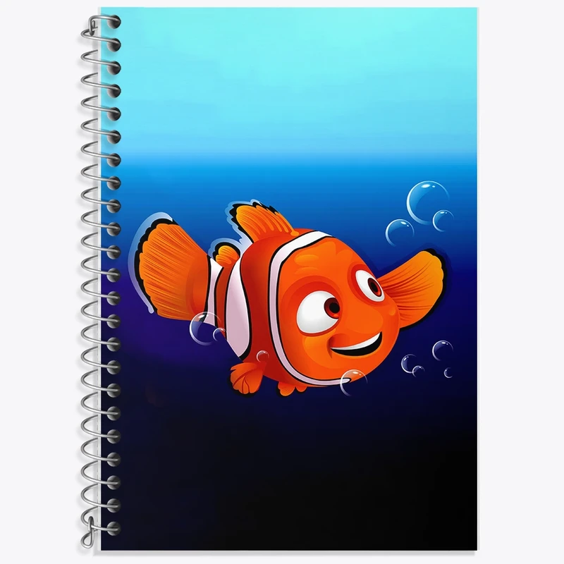 دفتر زبان 50 برگ خندالو مدل دو خط طرح در جستجوی نمو کد F2100