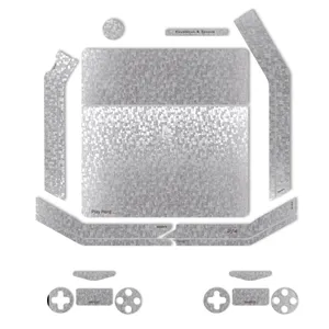 MAHOOT Silver Silicon Texture Sticker for PS4 Slim
