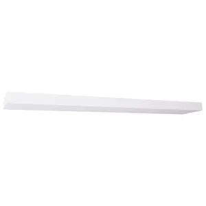 طبقه دیواری دکوری خانه پلاس پایه فلزی سفید 120x20x5