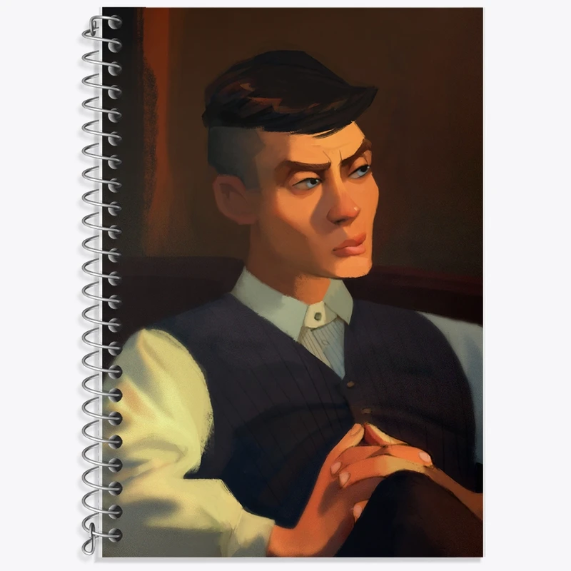 دفتر لغت 50 برگ خندالو طرح پیکی بلایندرز (Peaky Blinders) کد F571