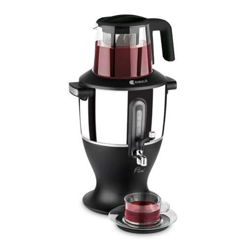 سماور برقی ریوالد مدل Fiori کد 800211 به همراه قیچی آشپزخانه چند منظوره کینگ