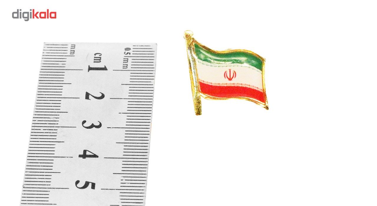بج سینه طرح پرچم ایران -  - 3