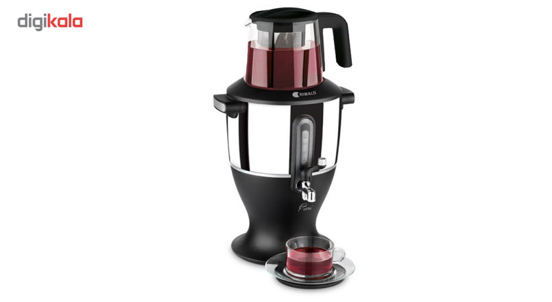 سماور برقی ریوالد مدل Fiori کد 800211 به همراه قیچی آشپزخانه چند منظوره کینگ