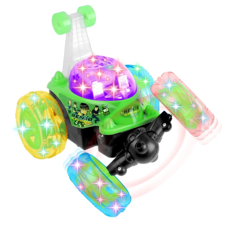 عکس شماره 3 : ماشین بازی کنترلی مدل شارژی دیوانه stunt car کد 9802m-3