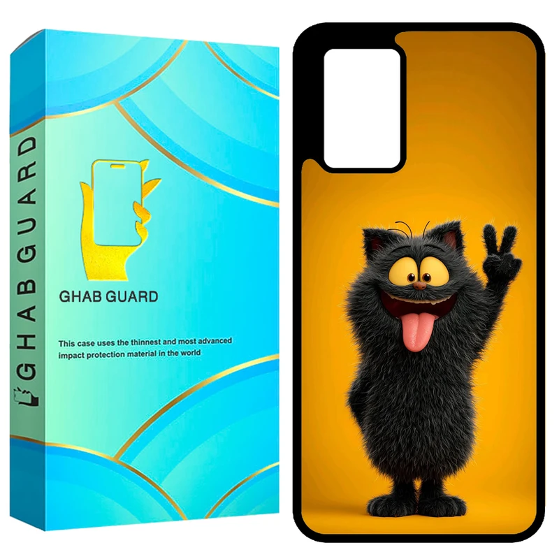 کاور قاب گارد طرح گربه مدل GCHP11S مناسب برای گوشی موبایل شیائومی Redmi Note 11 4G / Redmi Note 11S 4G
