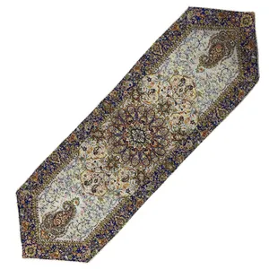رومیزی ترمه طرح افشار مدل ابریشم کد a150