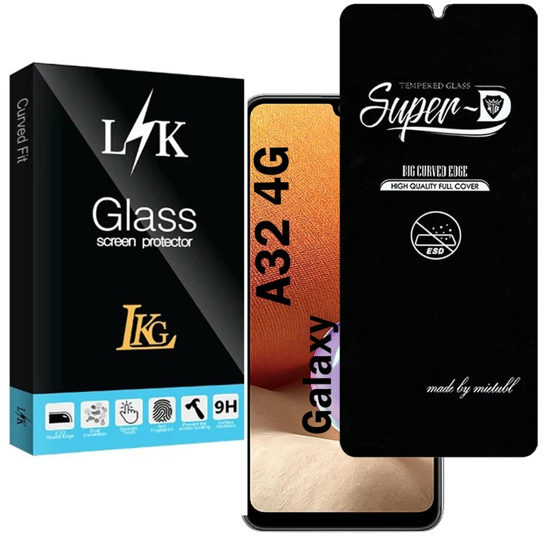 محافظ صفحه نمایش شیشه ای ال کا جی مدل SupD-Lk مناسب برای گوشی موبایل سامسونگ Galaxy A32 4G