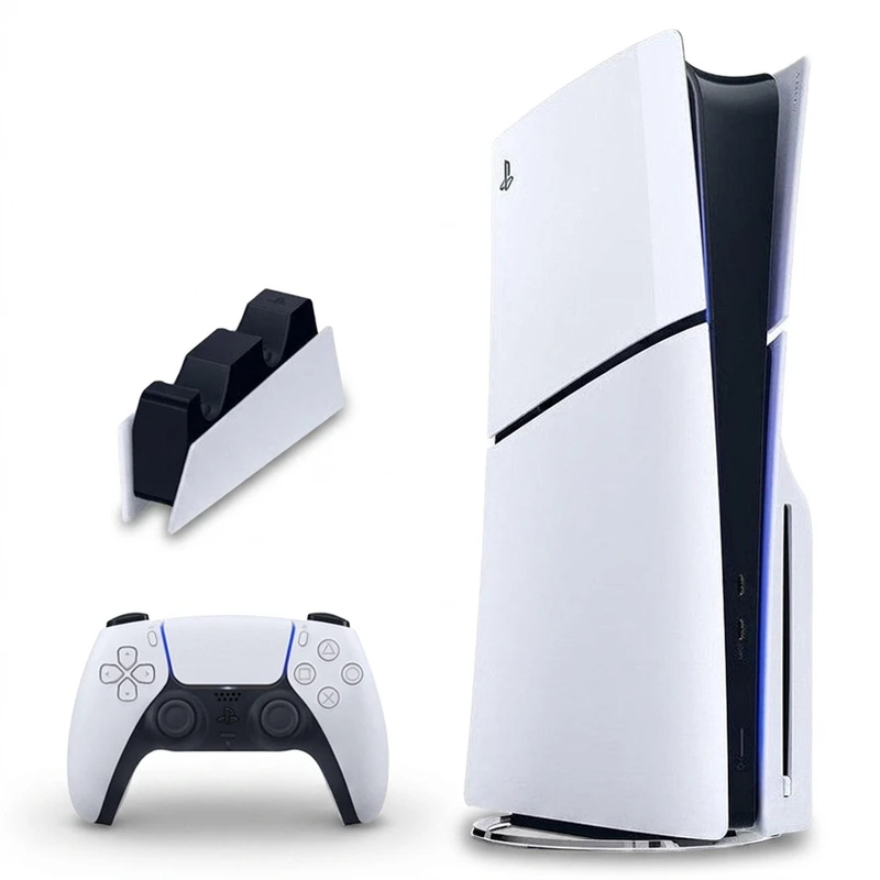 کنسول بازی سونی مدل PlayStation 5 Slim ظرفیت یک ترابایت ریجن 2016A اروپا به همراه پایه شارژر