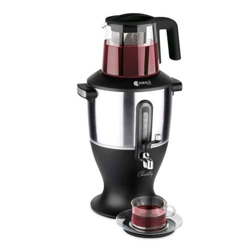 سماور برقی ریوالد مدل Coventry کد 800207 به همراه قیچی آشپزخانه چند منظوره کینگ