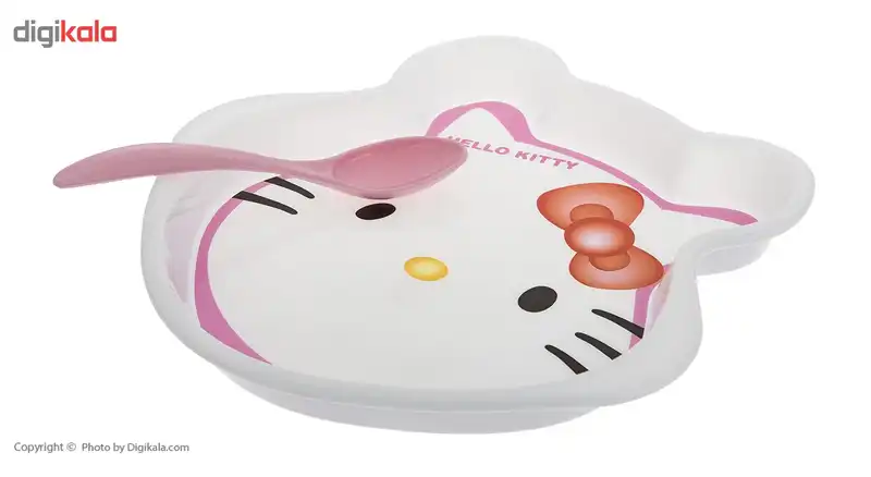ست 2 تکه غذاخوری کودک پردیس ماهان مدل Kitty
