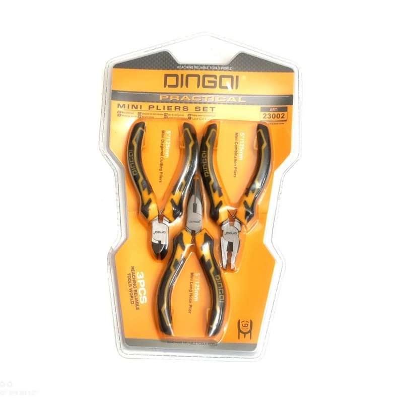 انبر دست انبر سیم چین و انبر دم باریک دینگشی مدل 2300 سایز 5 اینچ