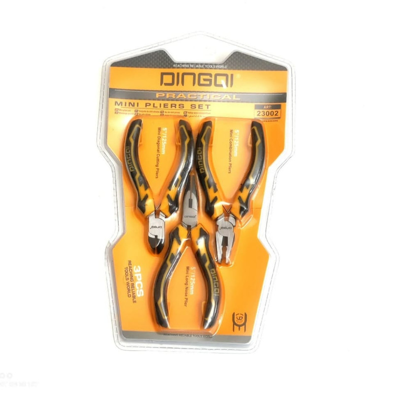 انبر دست انبر سیم چین و انبر دم باریک دینگشی مدل 2300 سایز 5 اینچ