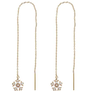 گوشواره طلا 18 عیار ماهک مدل ME0622