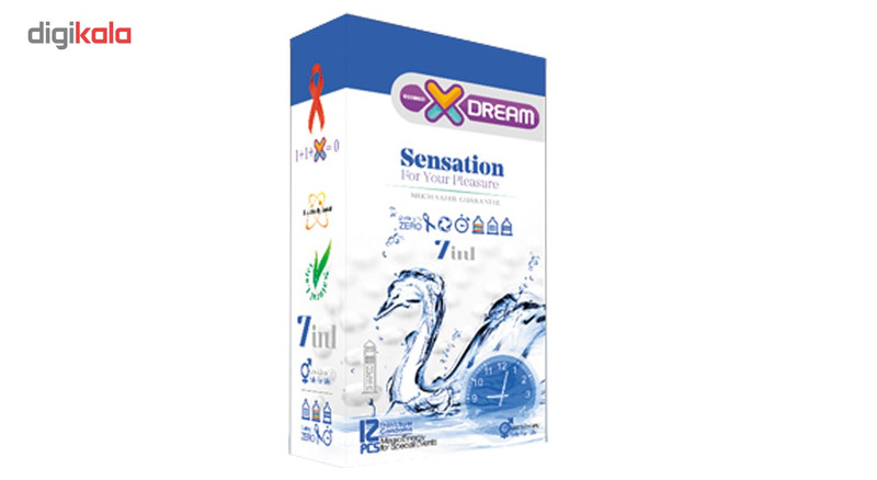 کاندوم ایکس دریم مدل Sensation بسته 12 عددی کاندوم ایکس دریم مدل Sensation بسته 12 عددی