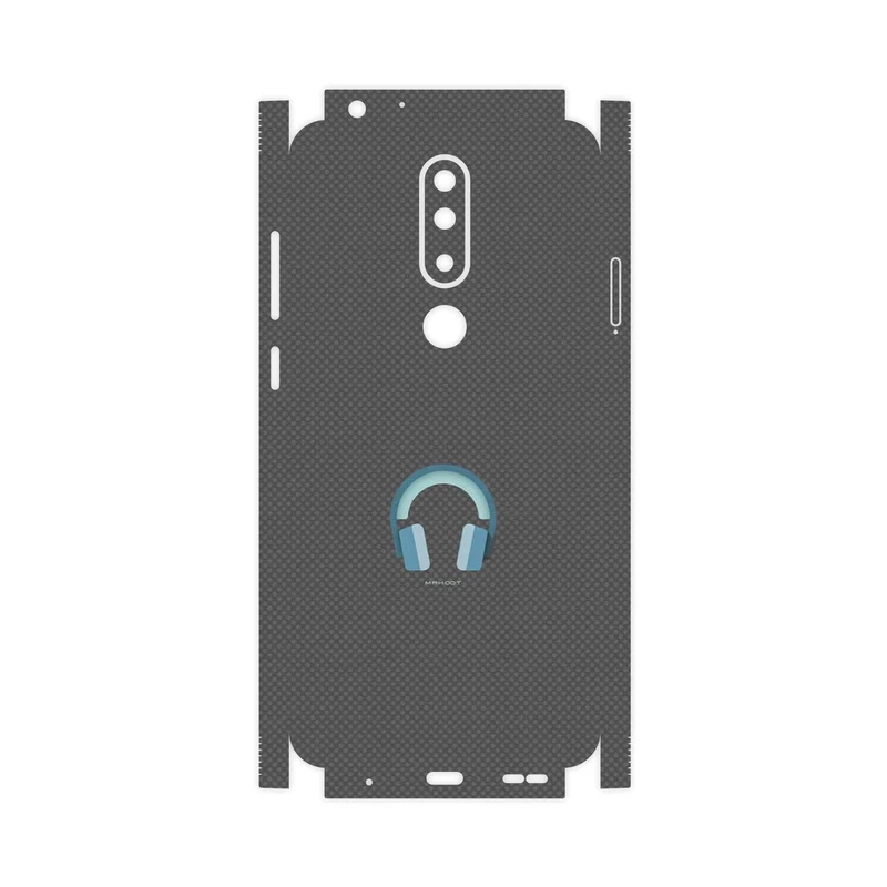 برچسب پوششی ماهوت مدل Minimal Headphone Icon-FullSkin مناسب برای گوشی موبایل نوکیا 5.1 Plus