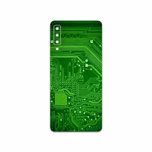 MAHOOT Green Printed Circuit Board Cover Sticker for Samsung Galaxy A7 2018
