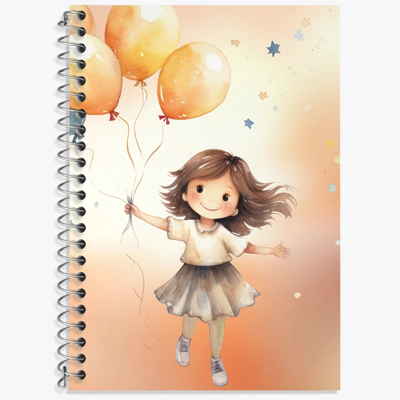 دفتر لغت 50 برگ خندالو طرح دخترانه کد N2210