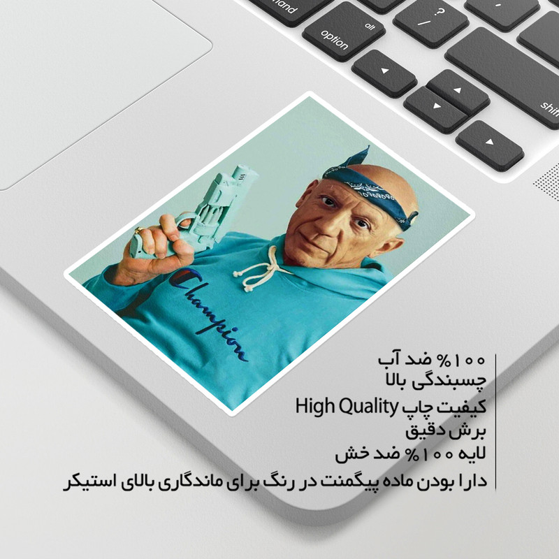 استیکر لپ تاپ ماسا دیزاین طرح پیکاسو مدل STK1386